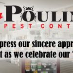 Poulins 70th Anniversary Banner