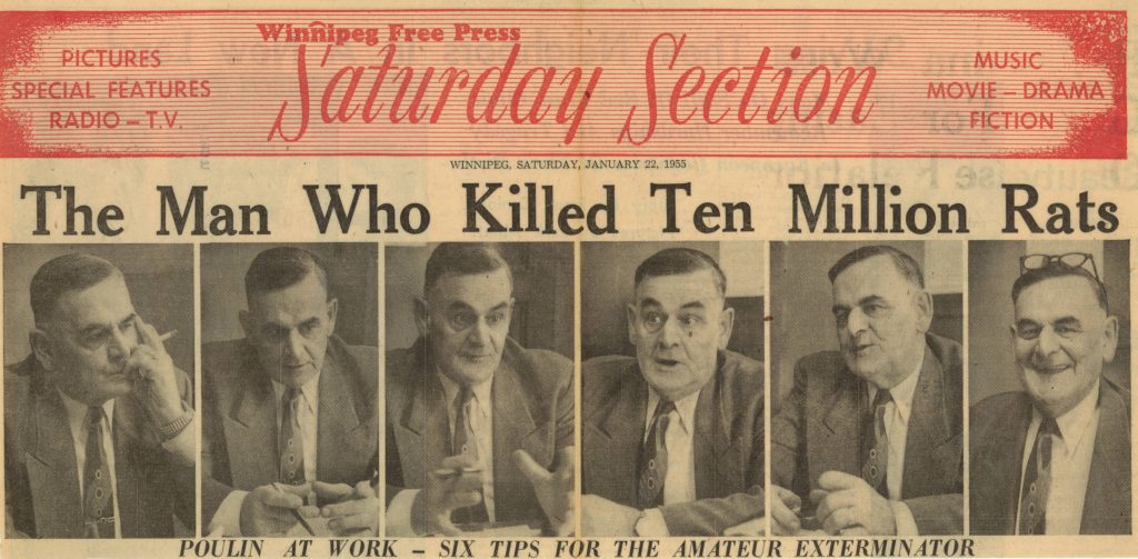 The Man Who Killed 10 Million Rats Newspaper Article